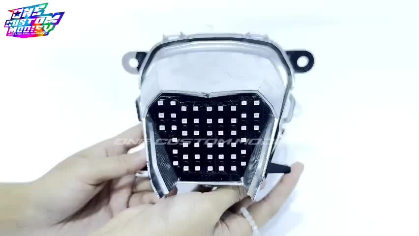 LAMPU LED REM RUNNING GENIO BONUS LED LASER BONUS LED JELLY FLASH TAIL LAMP STOPLAMP RUNNING 8 10 MODE AUTO MANUAL LAMPU BELAKANG VARIASI MOTOR GENIO 2019 2020 2021 2022 2023 FREE LAMPU LED SEIN SIGN LED JELLY KEDIP