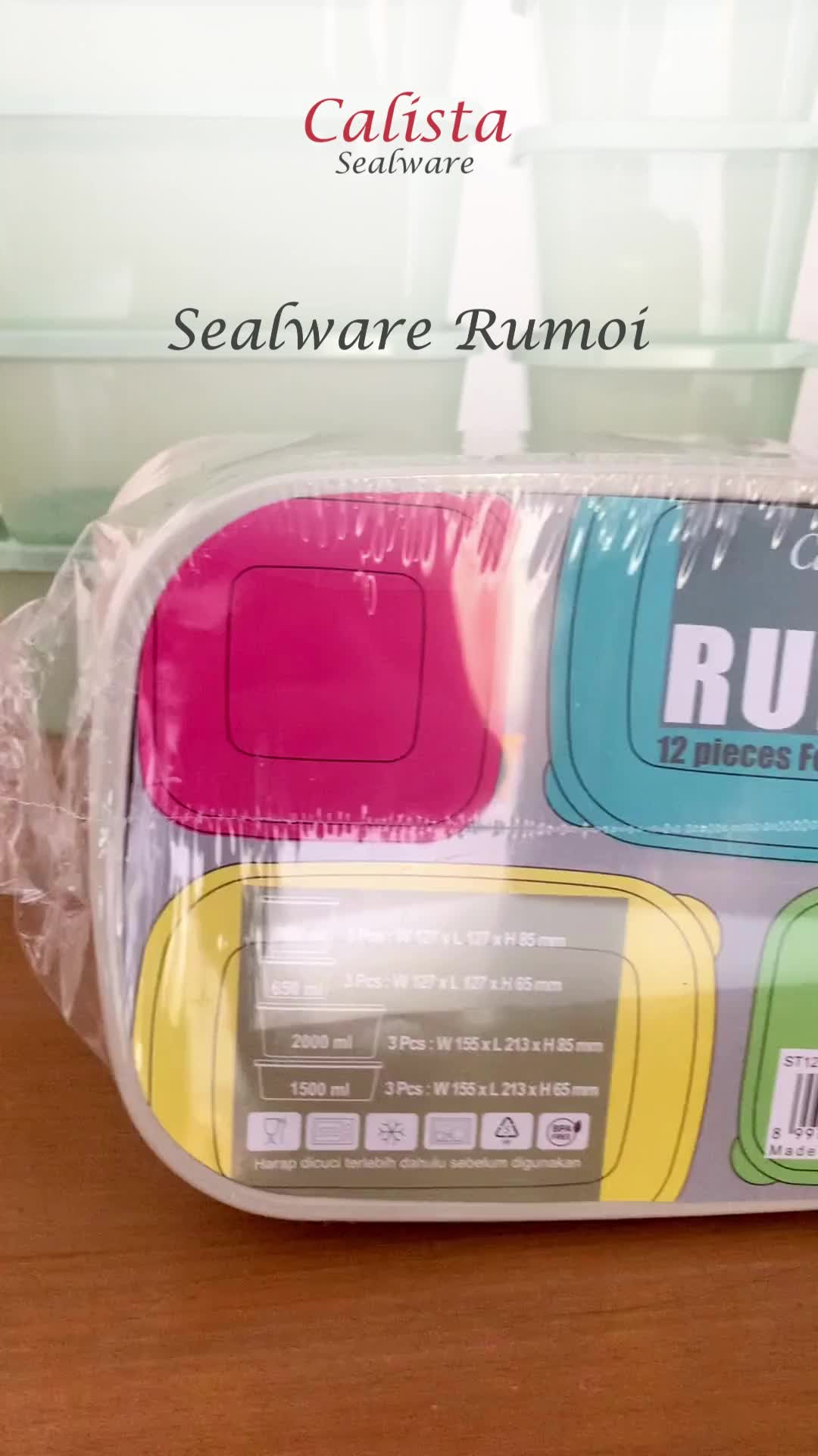 Calista Rumoi Premium Full Colour Toples / Sealware Set isi 12pcs