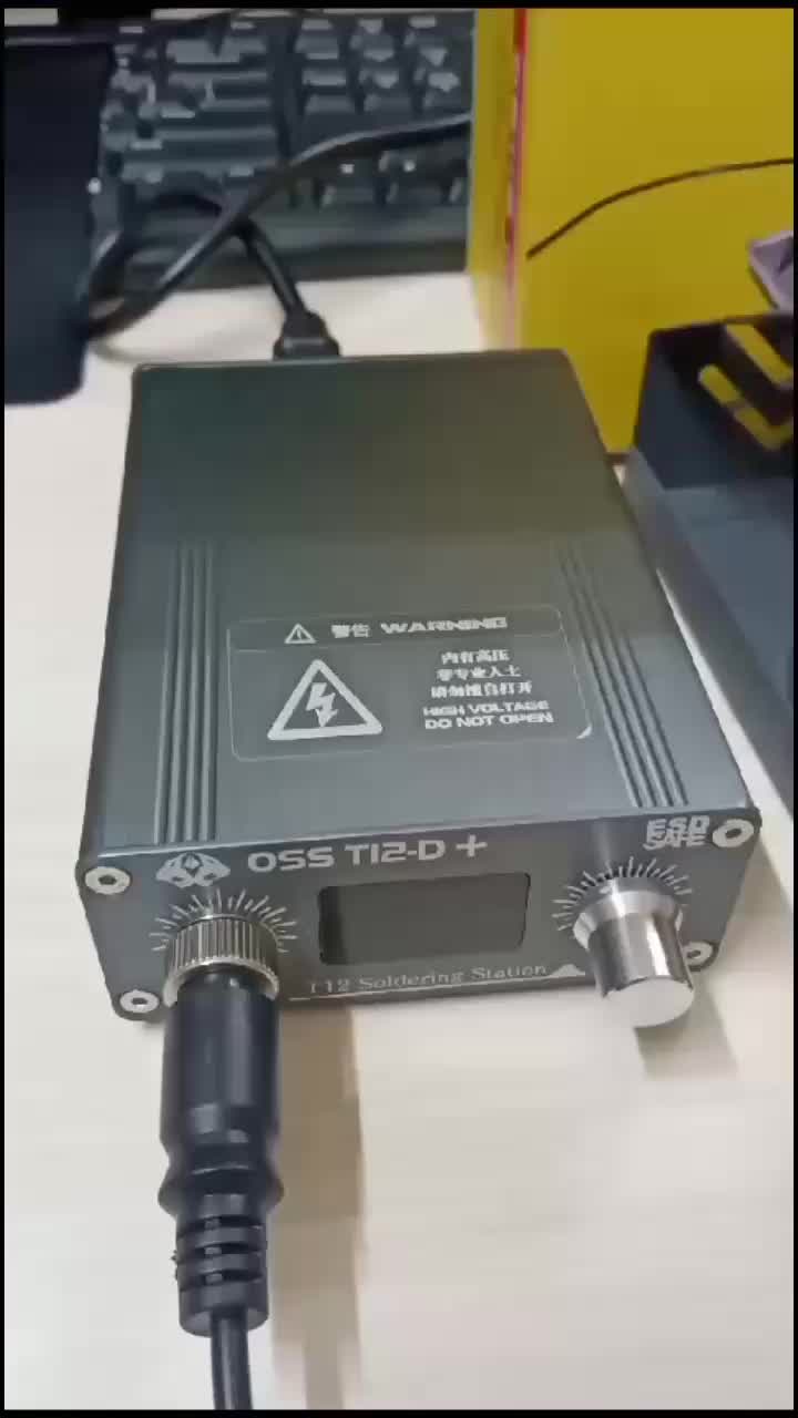 SOLDER T12-D+ SOLDER STATION OSS TEAM ORIGINAL solder 1 set lengkap