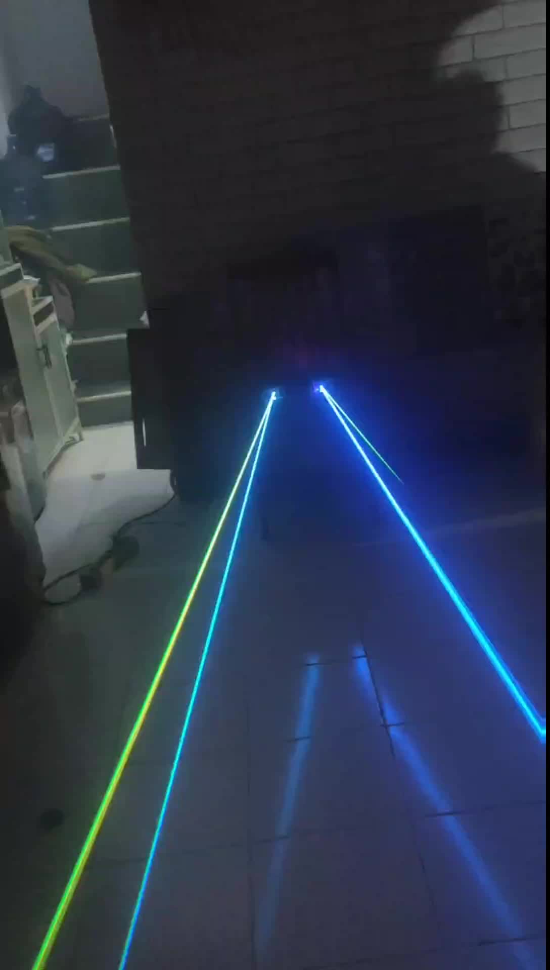 Laser show Panggung 2 mata Full color RGB/ Mata Logam