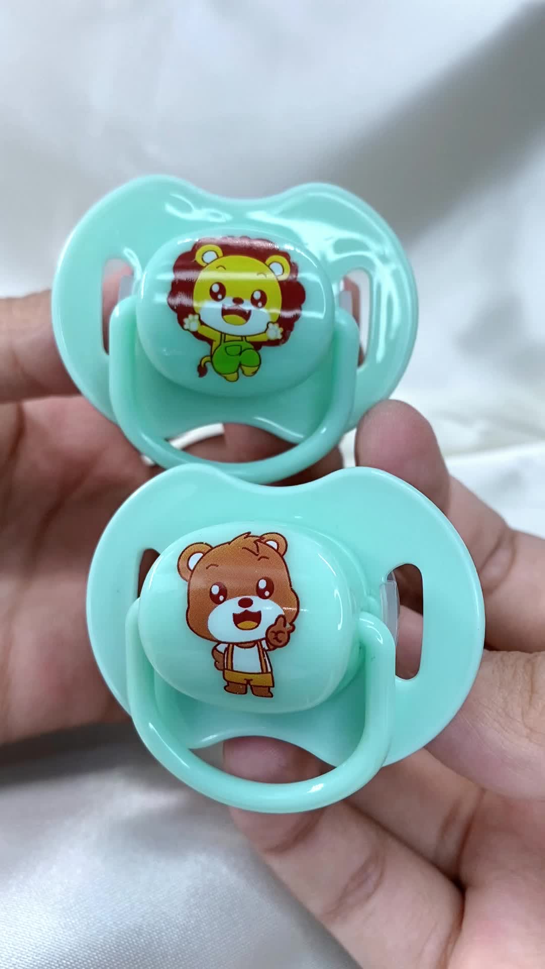 Dovana Empeng Dot Bayi Silikon Kartun Empeng Bulat & Gepeng Kompeng Soother Baby Pacifier