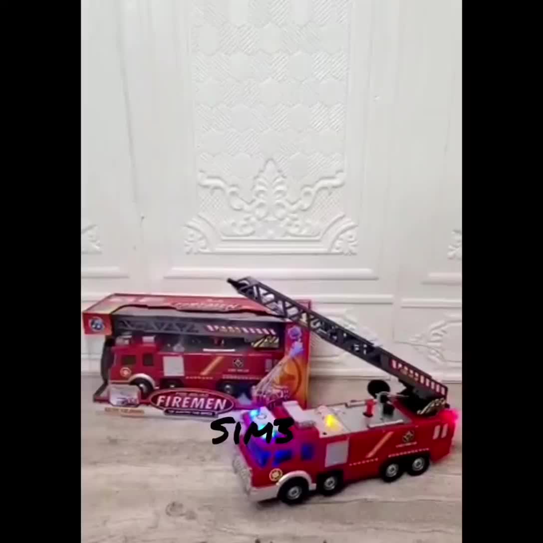 Mainan Mobil Mobilan Pemadam Kebakaran Bisa Semprot Air Fire Squad Anak Tangki Toy