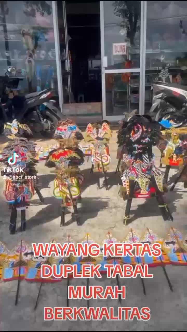 PAKET WAYANG KOMPLIT GUNUNGAN 5 Wayang Kertas Tebal Game