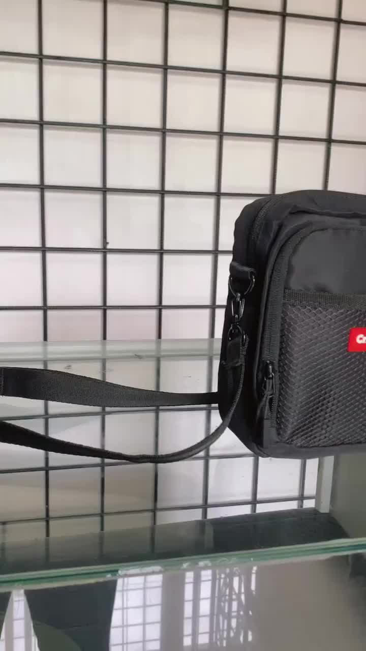 CRUSHEXP - Sling Bag SBC0230 Jaring BLACK Selempang Pria