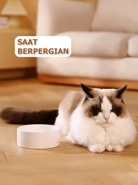 FOCAT Tempat Makan & Minum Otomatis Kucing Anjing Ekstra Besar M76 / Pet Feeder Hewan Peliharaan auto  feeder