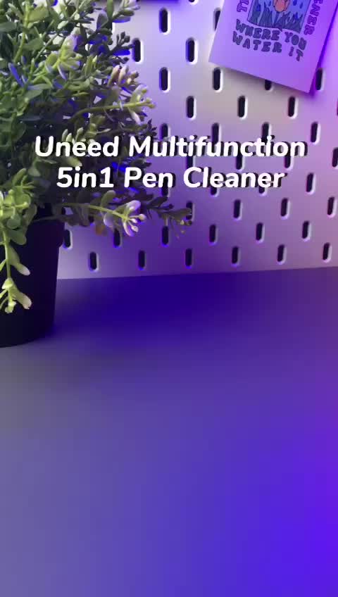 UNEED Multifunction Pen Cleaner for Earbud Smartphone Keyboard Putih Accessories Earphone  Hitam