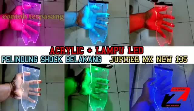 COVER MIKA ACRYLIC AKRILIK PELINDUNG SHOCK BELAKANG JUPITER MX NEW 135