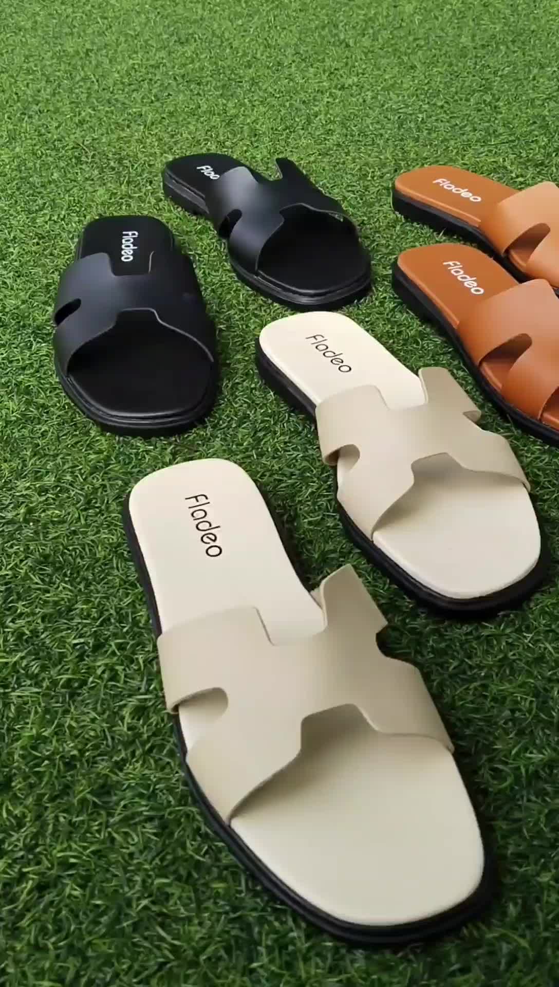 Sandal Wanita Fladeo Hak Datar Grade Ori Empuk dan Nyaman Sendal Cewek