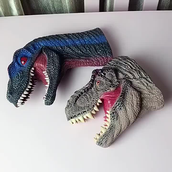 COD New Canna Hand Puppet Dinosaurs Head Edition Dino Dionosaurus Mainan Anak
