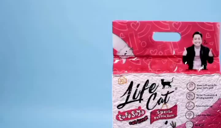 LIFE CAT TOFU SOYA 7L / Pasir Kucing Gumpal Wangi 7 Liter