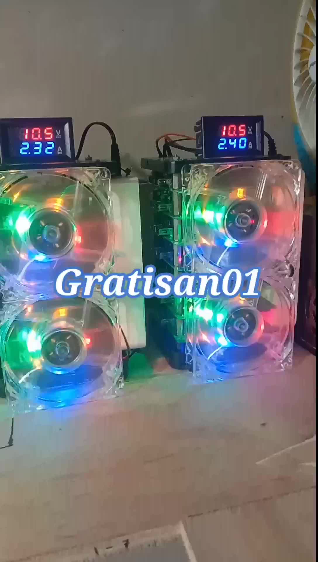 Paket Mining Rig (WIFI ON) Linux STB 10 MH/s dipandu sampai cair ke rek bank