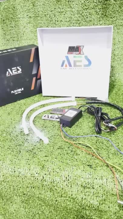 LAMPU ALIS LED DRL Huracan AES RGB WELCOME LIGTH SEIN RUNNING bluetooth Hp android/ios untuk mobil dan motor 30cm 60cm TANPA BINTIK
