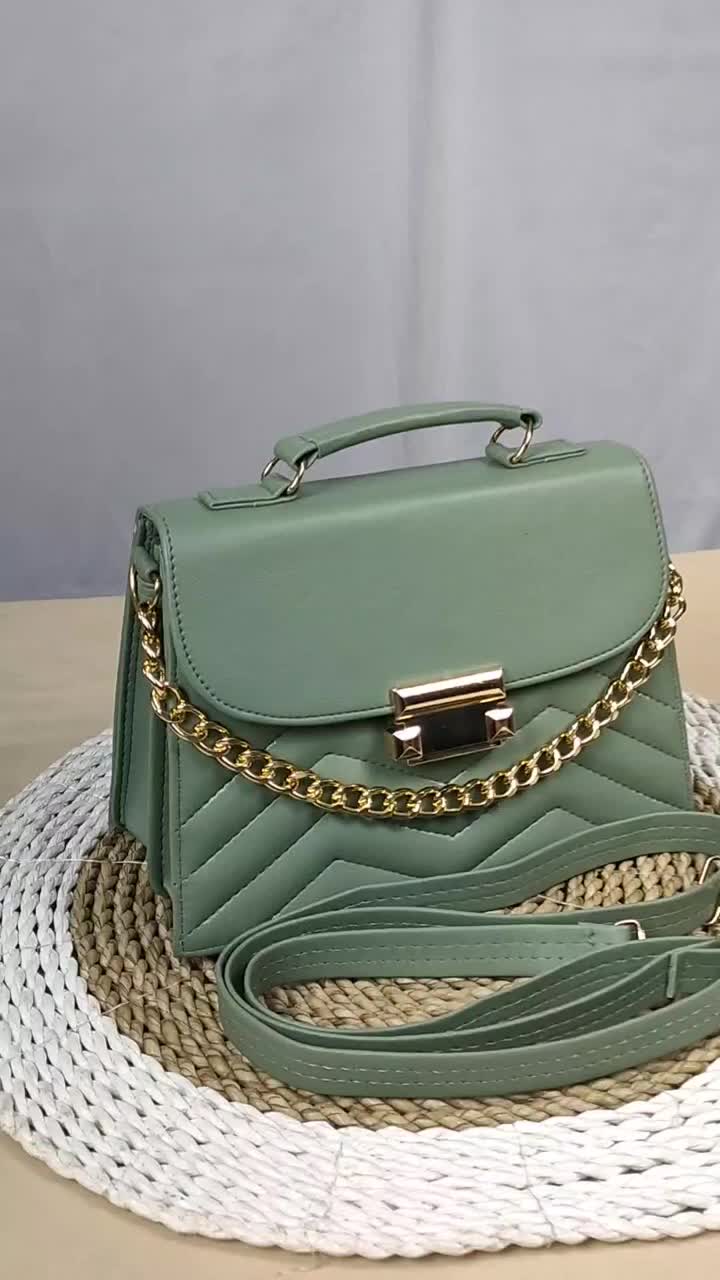 Luna Aura Tas Selempang Wanita Adista Mewah Elegan Kombinasi Rantai Gold Tas Wanita Murah Simple Tas ootd
