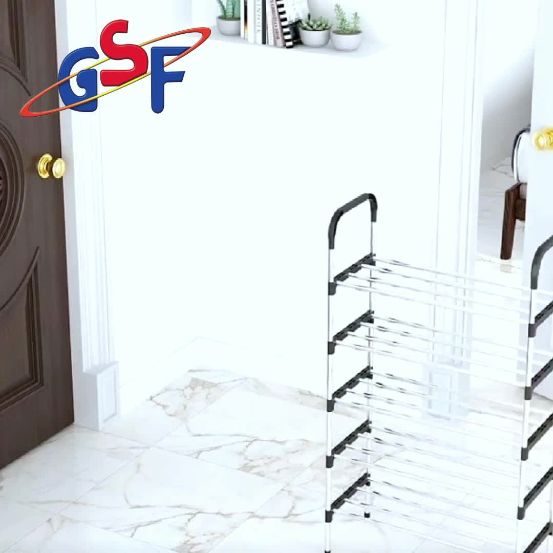 Rak Sepatu 5 Susun Gantungan Payung / Rak Sepatu 5 Tingkat Tempat Sepatu Sandal 5 Susun Rangka Besi