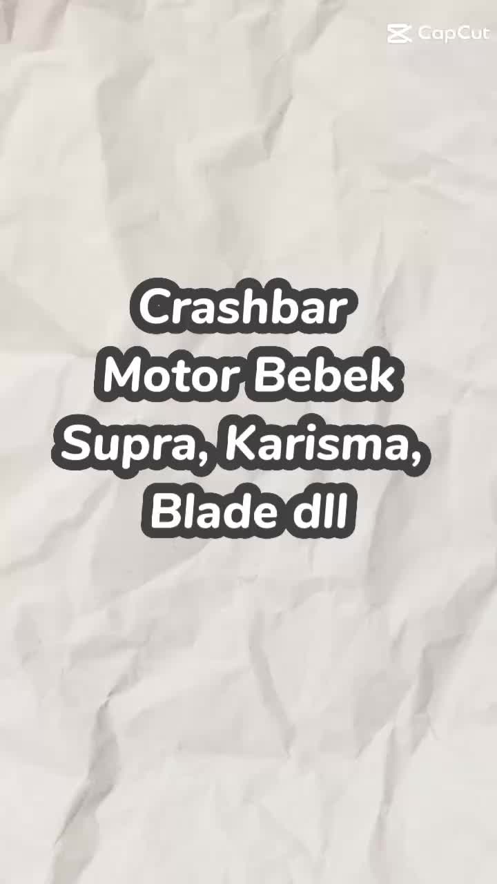 Crashbar Supra Tubular Motor Bebek Blade Karisma Revo Motorcycle