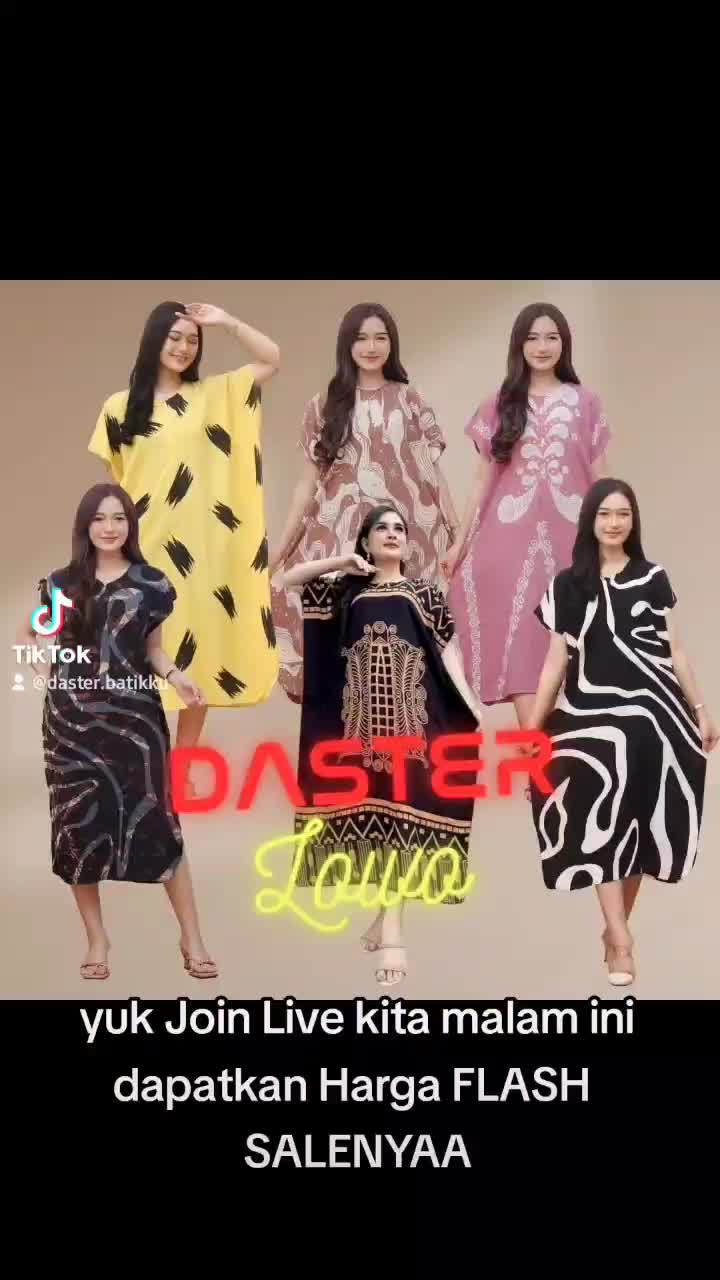 dkaza Daster Lowo 4 pc ld 130cm paket Hemat daster jumbo lowo irengan bumil busui friendly santung rayon Ibu Motif Nyaman Tidur