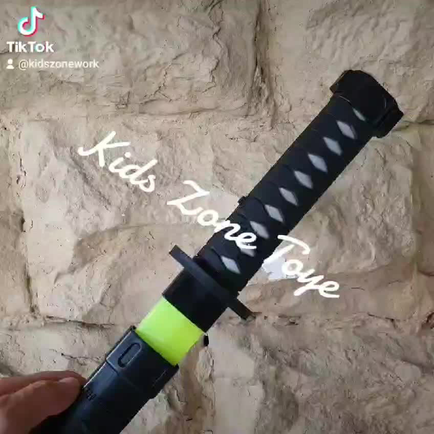 Mainan Pedan Samuray LED,Sensor Gerak Katana Sword Free Batre