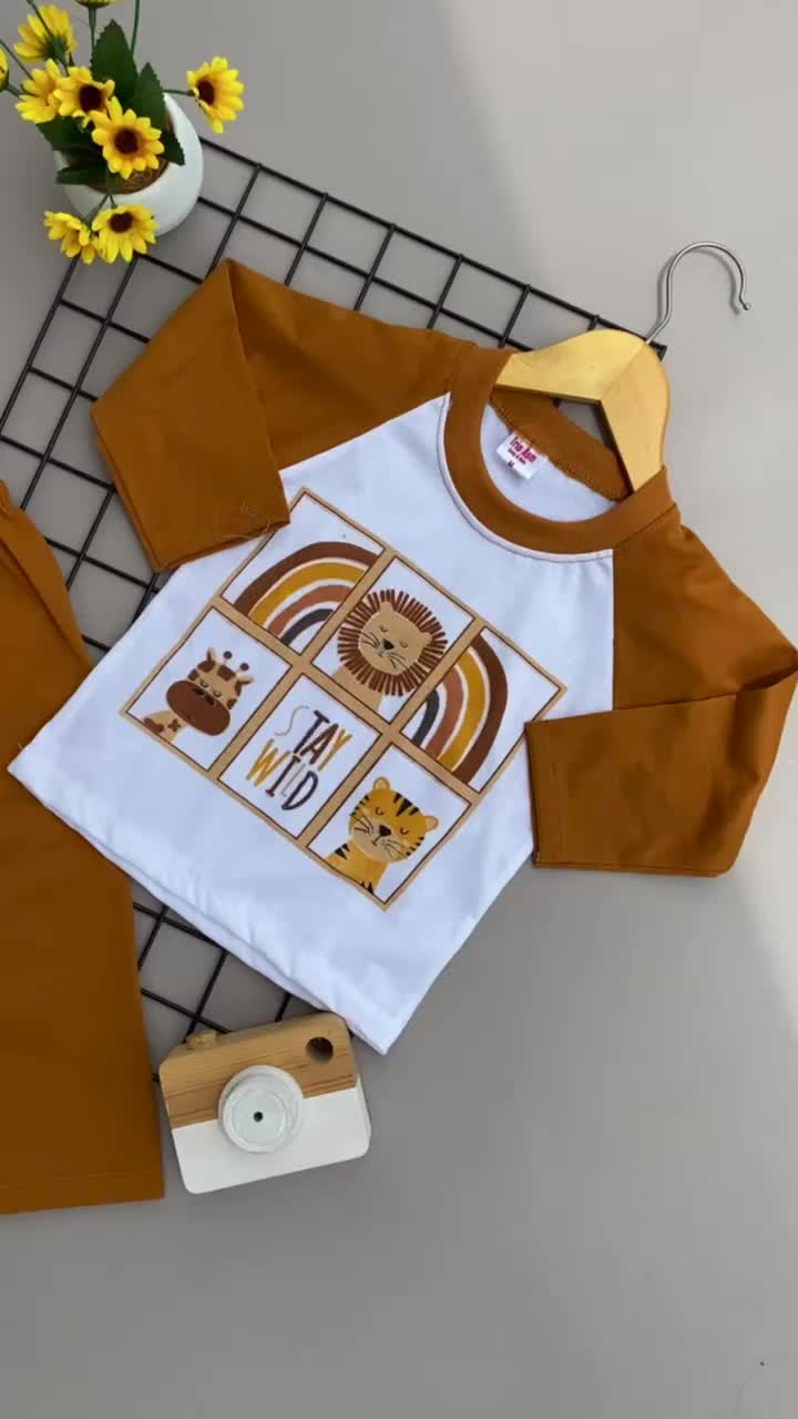 Moku Baby - ( ISI 5 SETEL ) Setelan Baju Anak Baju Bayi Lengan Panjang / Baju Tidur Bayi dan Anak