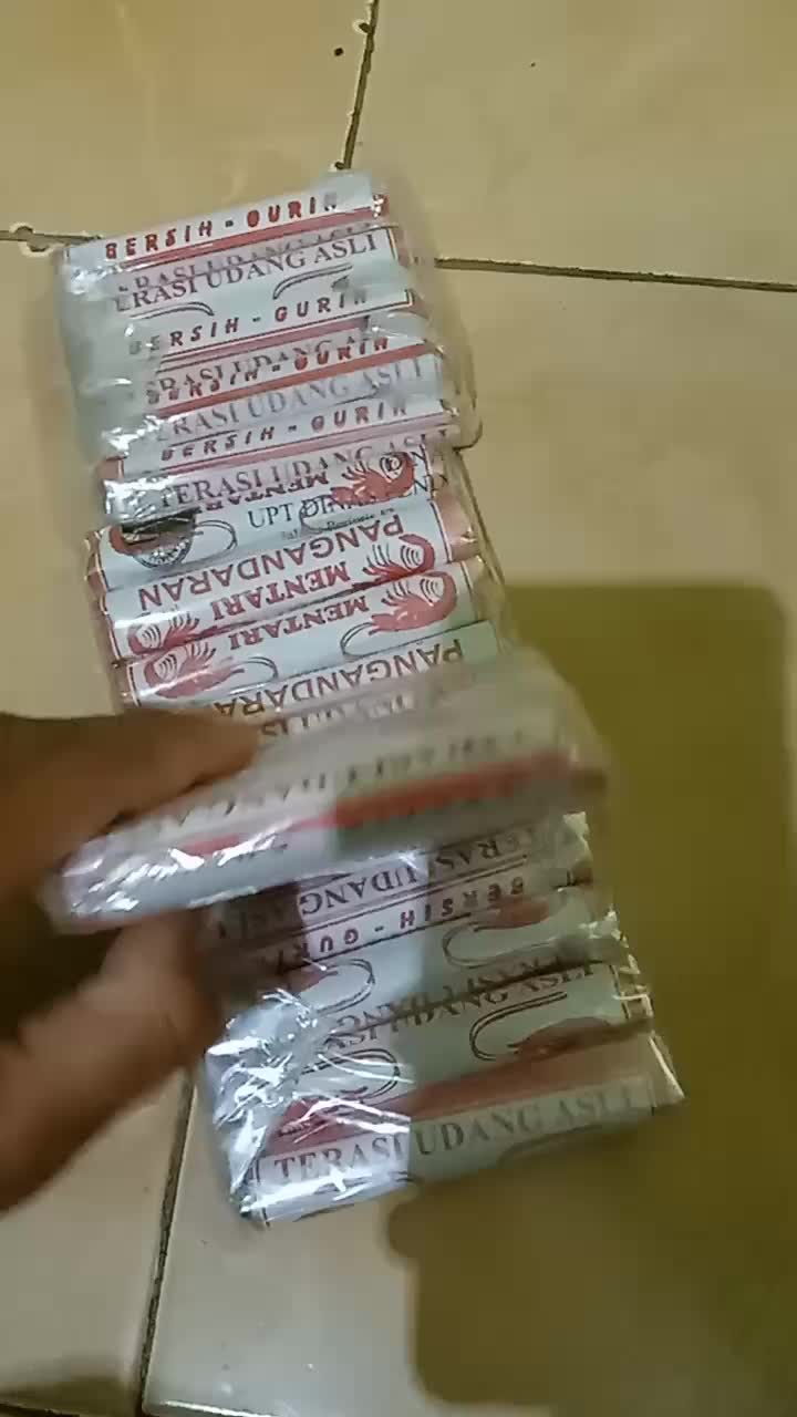 Terasi udang asli  mercon Sambel Bahan Instan