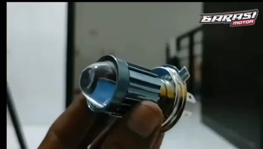 Lampu Sorot Depan Motor  LED H4 & H6=BA20D 6000lm 2 Cahaya 6000k&3000k  Untuk Sepeda Motor