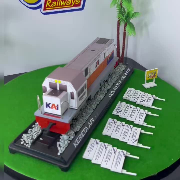 [MAINAN KERETA API INDONESIA] Rell Oval - Rell Lurus - Rell Lengkung Skala HO Toy