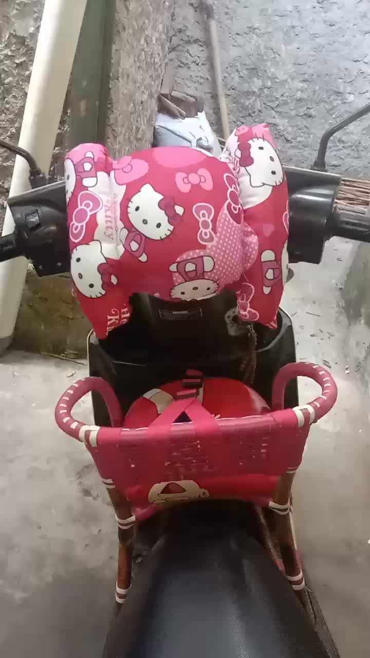 kursi boncengan motor matic stengah lilit plus sabuk pengaman fre bantal stang Jok motor anak /dudukan anak Rotan Sintetis Furniture