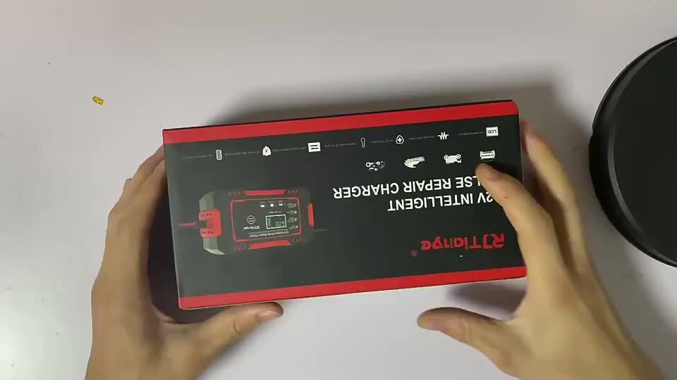 Smart Charger Aki Mobil Lead Acid 12V 4-100Ah - casan aki motor / mobil  6V/12V 4-40Ah Car Kendaraan garansi produsen merah charge raki hitam 48pcs