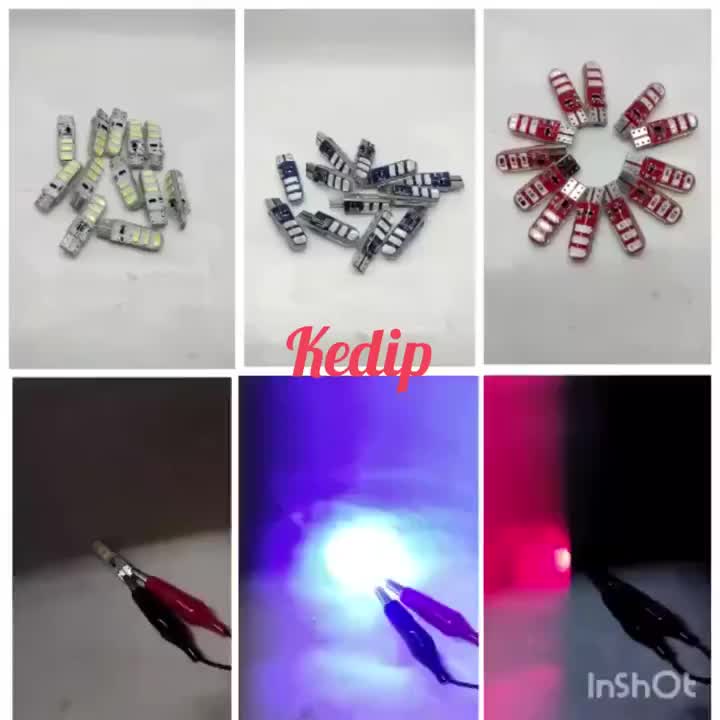 [READY STOCK] LAMPU DOP T10 SEIN SEN COLOK LED JELLY MOTOR MOBIL flash kedip / diam jeli 6 titik