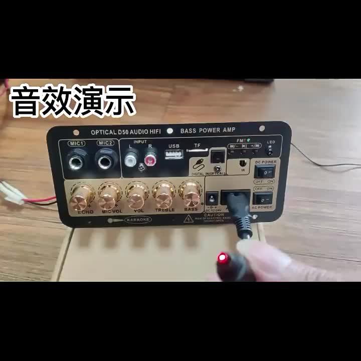 Amplifier Board Audio Bluetooth D100 USB FM Radio 4-12 INCH TF Player Subwoofer Karaoke Subwoofer DIY Power Amplifier AC 220V 12V 24V Penguat Bluetooth Digital Penguat Suara Stereo Papan Subwoofer HIFI BASS Speaker with Digital