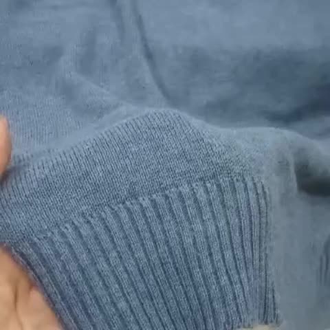 Sweater Blouse Rajut V-neck Hight Lengan 3/4   Katun Knitwear Wanita Panjang Top Atasan Crop Baju atasan  rajut Nyaman Lembut Pendek