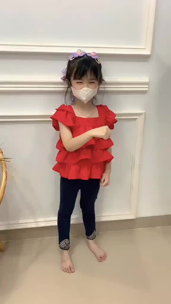 atasan anak sanny umur 3tahun sampai 7 tahun bahan adem