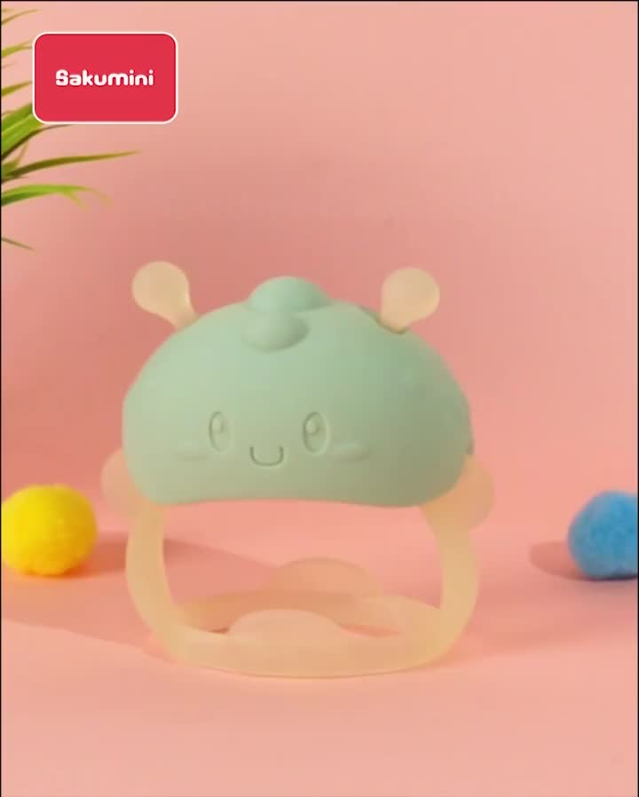 Sakumini Silicone Teether Bracelet Mainan Gigitan Gelang Bayi