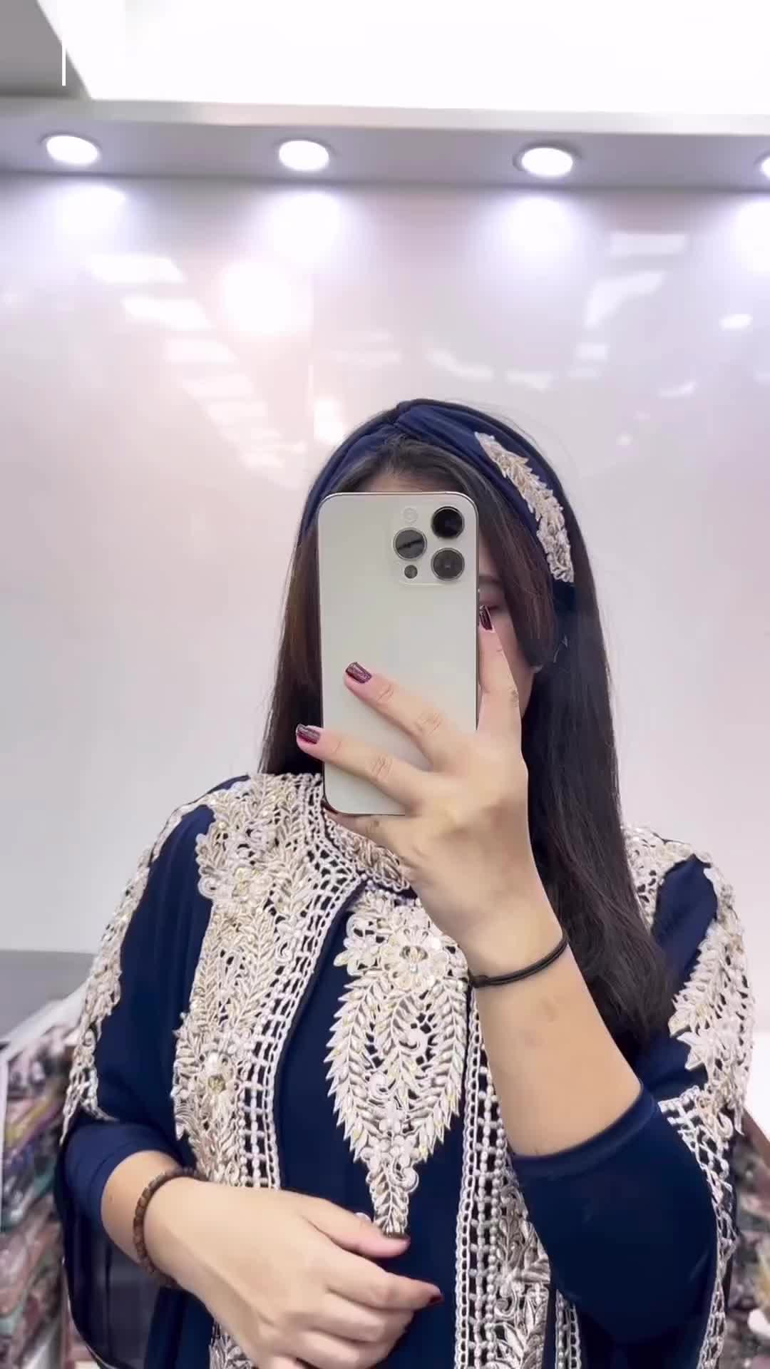 Kaftan Hameera dress lebaran remaja dewasa viral mewah kodangan full ceruty premium