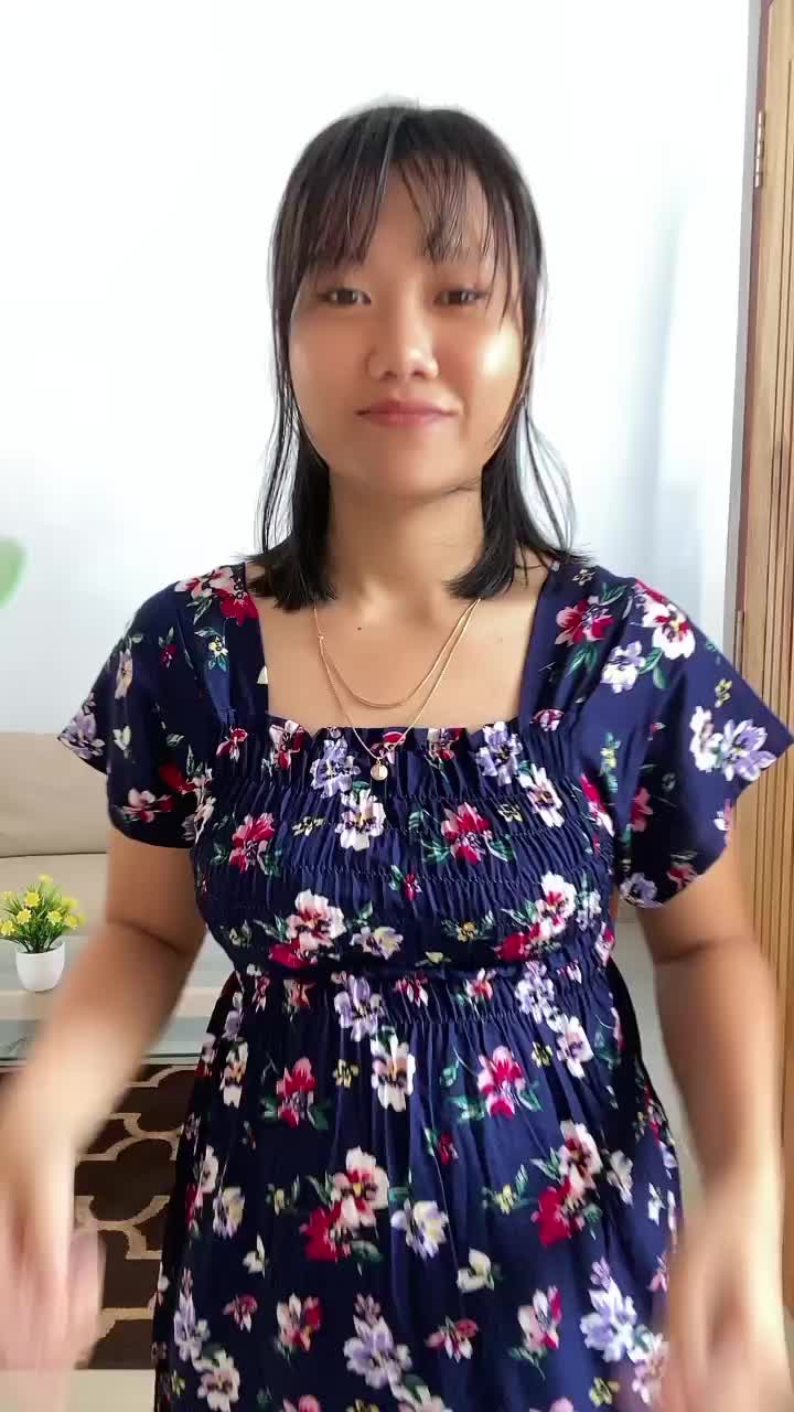 Rayyanza - DRES KERUT KOTAK PENDEK RAYON Bali