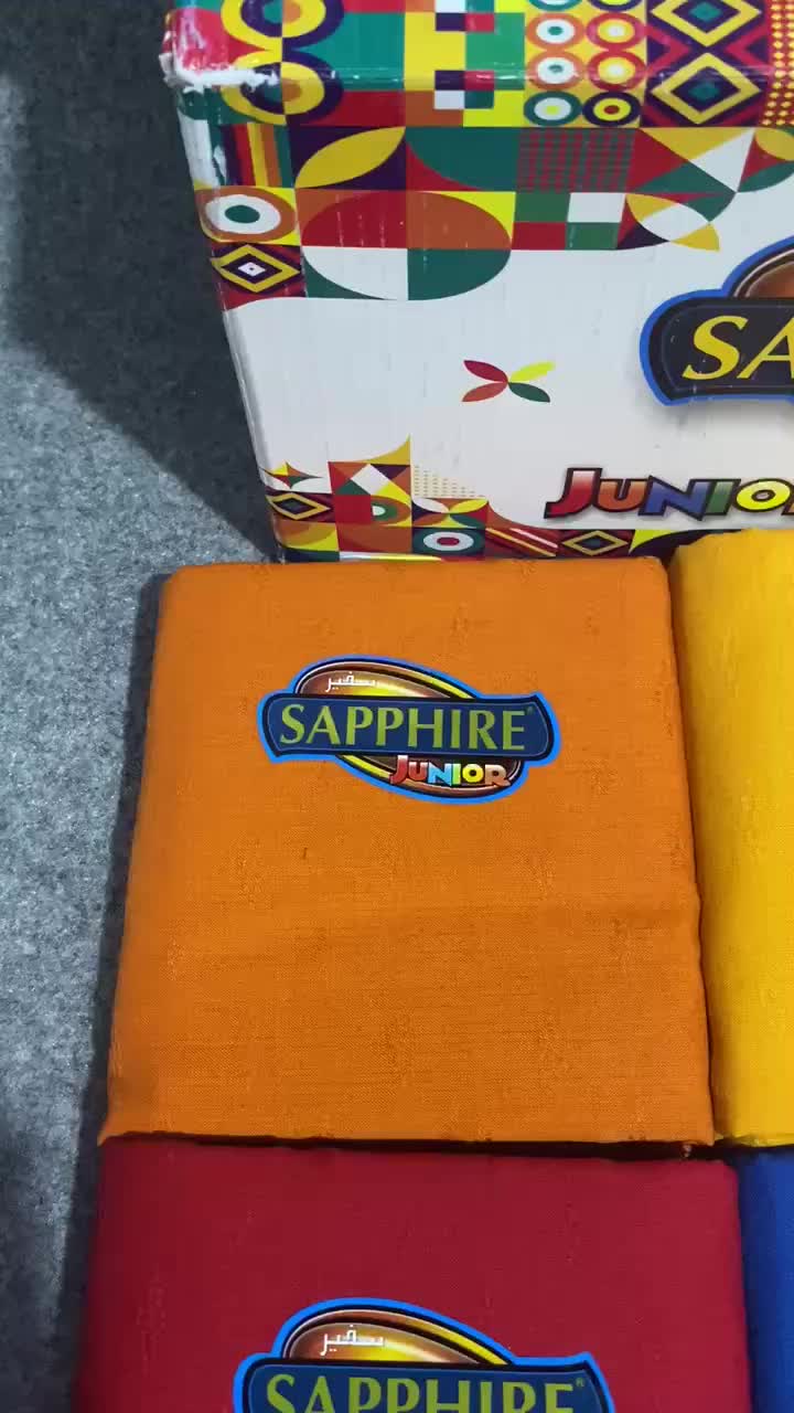 Sarung Anak Sapphire Junior Dus Kotak Motif PWD Polos Warna Dobby Katun