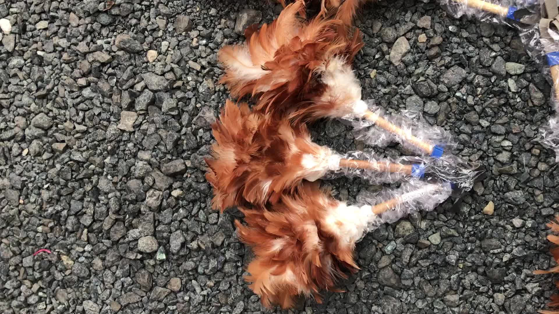 KEMOCENG BULU AYAM HORN MURAH WARNA COKLAT - KEMOCENG SULAK BULU AYAM WARNA WARNI HALUS ANTI RONTOK - JUAL KEMOCENG BULU AYAM AWET MURAH BISA COD BAYAR DITEMPAT