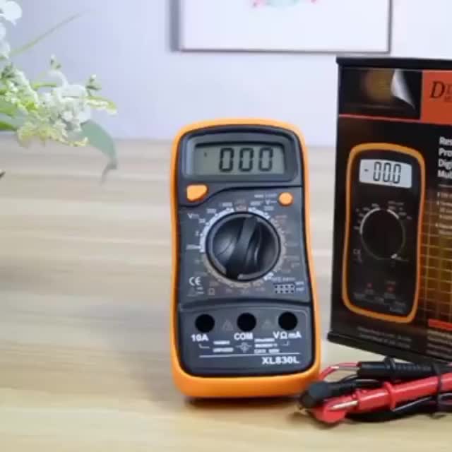 Digital Multimeter AC DC Voltage Tester Avometer Digital XL830L