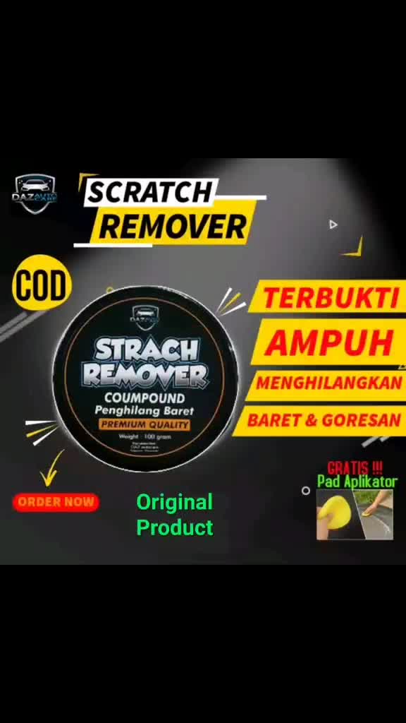 PENGHILANG BARET RINGAN BODY MOBIL | SCRATCH REMOVER LECET RINGAN MOBIL, MOTOR, HELM DLL - SCRATCH REMOVER