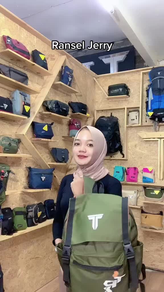 [Beli Lokal] TAPAXCO Paket Hemat II Tas Selempang Pria 110k Get 4 Pcs Ransel Sekolah, Waistbag, Slingbag and Hanging Wallet Casual Local Original Waistbag Pinggang