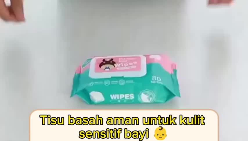 KP122 - TISU BASAH BAYI ISI 80 LEMBAR TISSUE BASAH BABY MURAH BABY WIPES WET TISSUE BABY Wipes