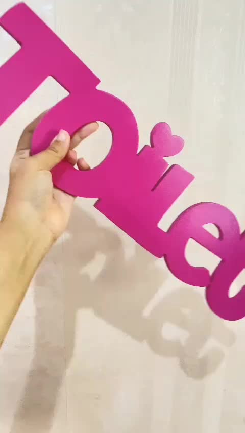 [COD]Handmadeku-Dekorasi Gantung Aesthetic Tulisan Toilet Ukir
