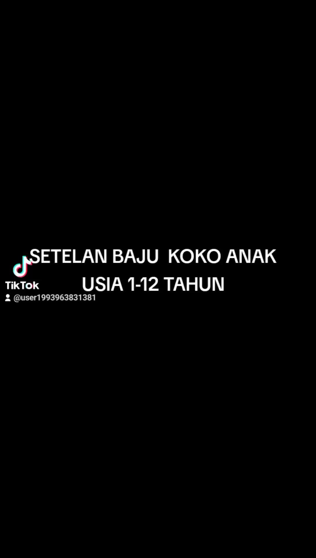 Baju Koko Anak Usia 1-12 Tahun Set Baju Celana  setelan koko
