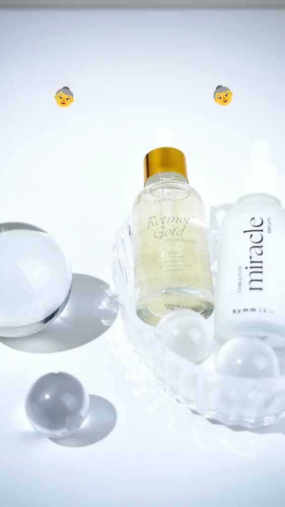 [New Packaging] KYMM SKIN Gold Retinol Anti Aging Serum 20ml | 8X Hyaluronic Niacinamide | 10X Mencegah Kerutan Tanda Penuaan dan Flek | Perawatan Essence Mencerahkan Pencerah Mengencangkan Mengenyalkan Wajah Memudarkan Noda Hitam Dark Spot