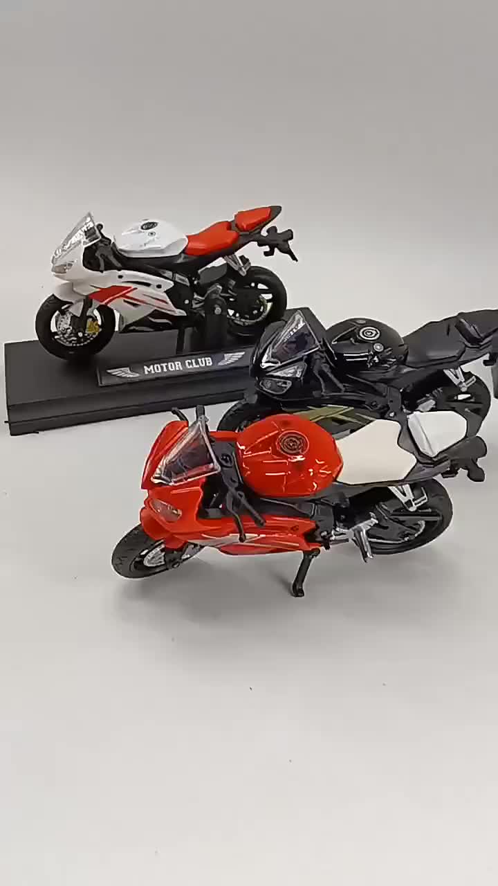 TWH 1:18 Miniature Motor Balap NINJA H2R Yamaha Ducati Skala 1:18 12CM Untuk Mainan / Koleksi Anak Alloy Toy