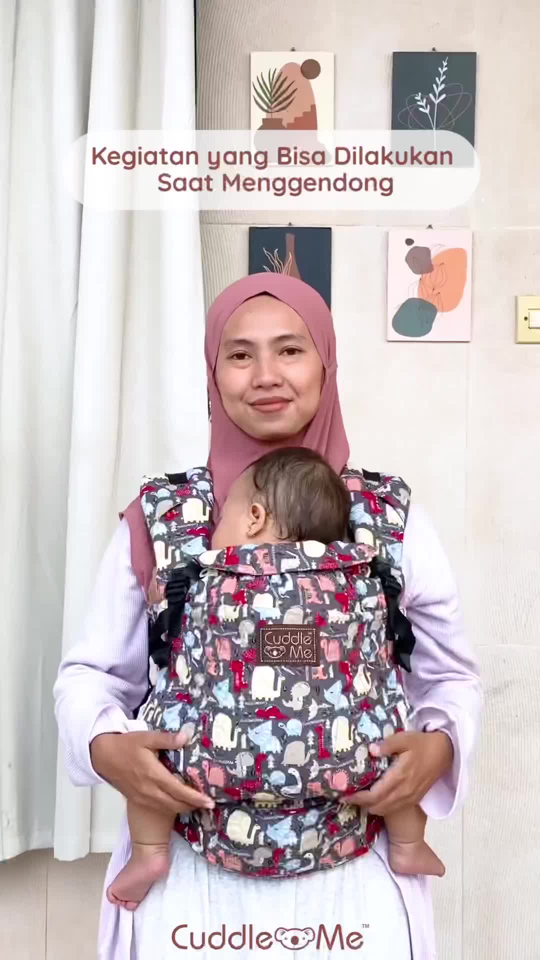 CuddleMe Ultimo Carrier Gendongan Bayi HipSeat SSC Ergonomis Gendong Depan Belakang Samping Toddler Baby Aero