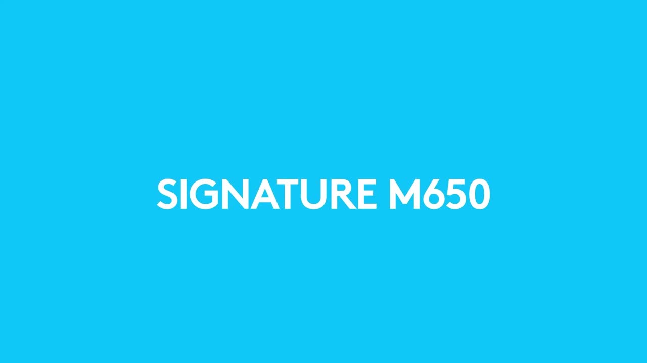 Logitech Signature M650 L Wireless Bluetooth Silent Mouse - Graphite dilengkapi dengan Baterai untuk Computer/ Komputer, Laptop etc