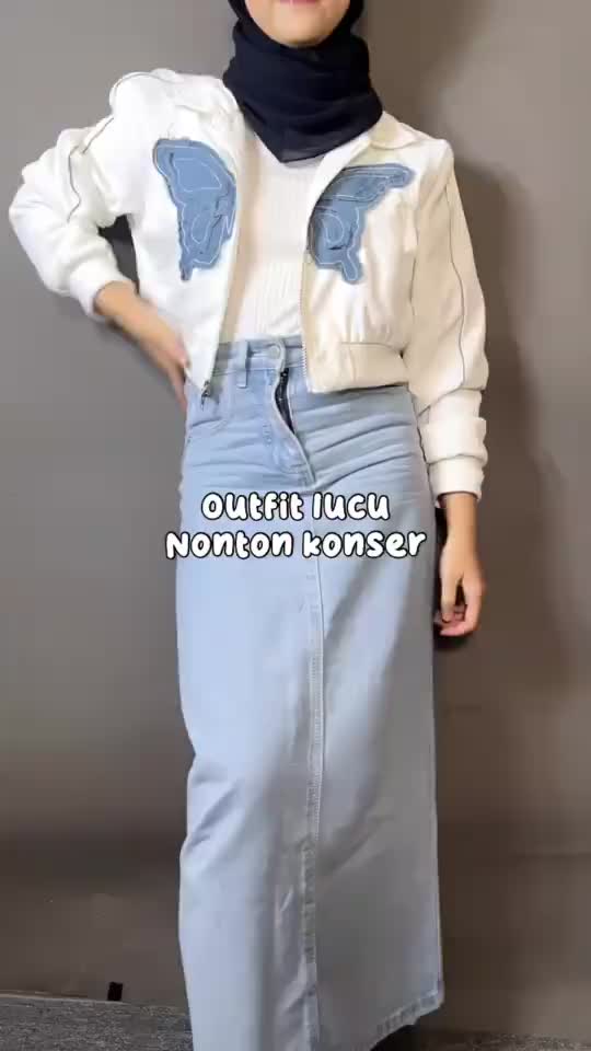 BUTTERFLY CROPE BORDIR JAKET WANITA CROOPE KEKINIAN