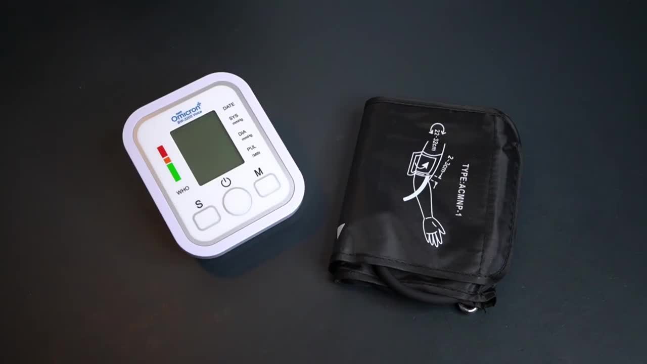 【Garansi 10 tahun】Promo!! Taff Omicron Pengukur Tekanan Darah Tensimeter Digital Tensi Sphygmomanometer Tensi otomatis