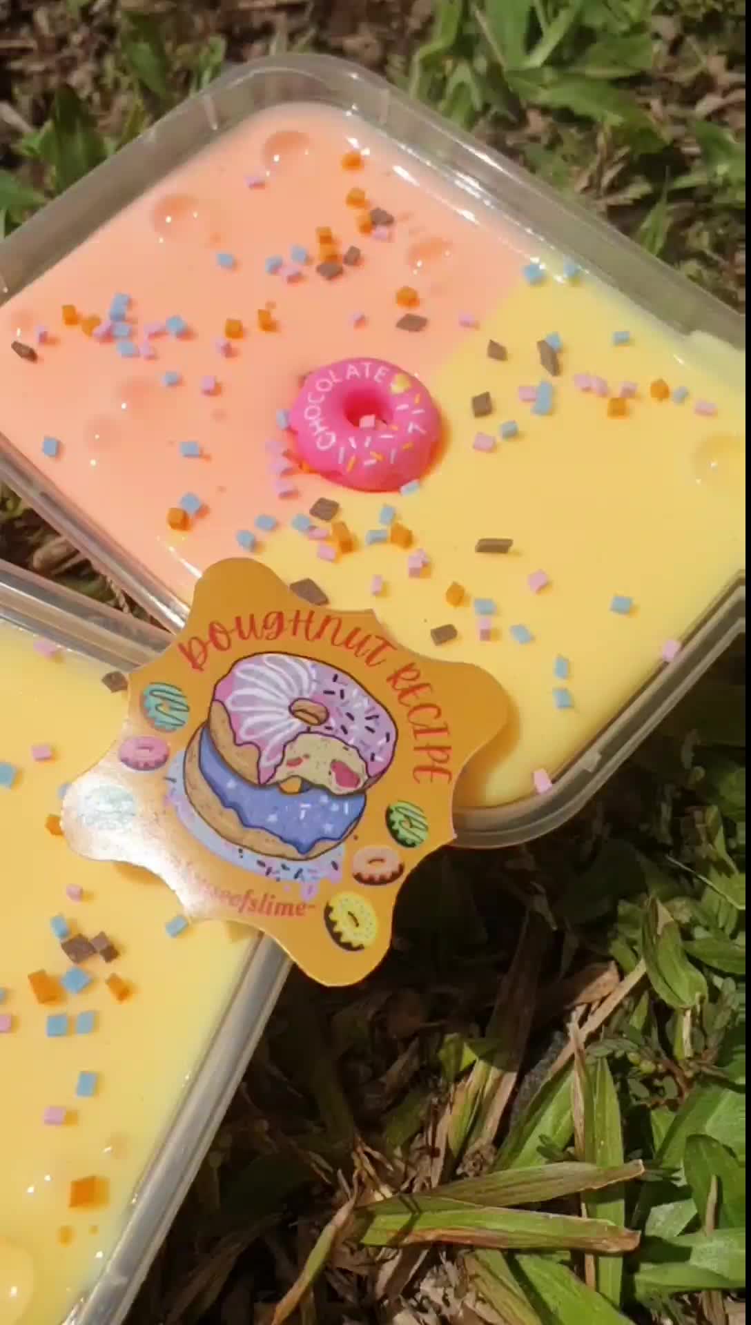 Doughnut Recipe Slime 200cc Multicoloured Educational