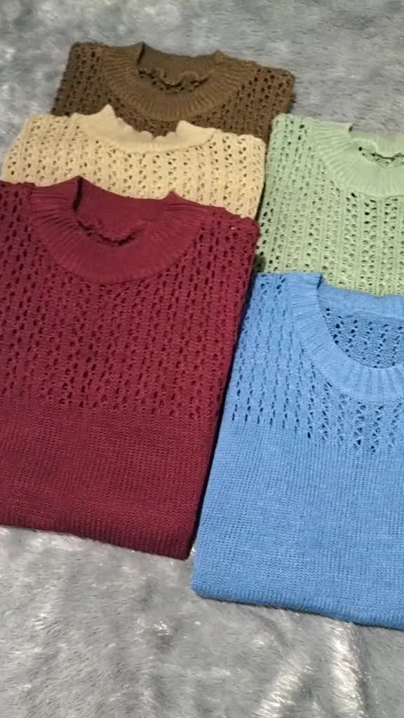 Ruby tunik jaring - Atasan wanita tanpa lengan - tunik rajut belah samping Muslim Panjang Remaja